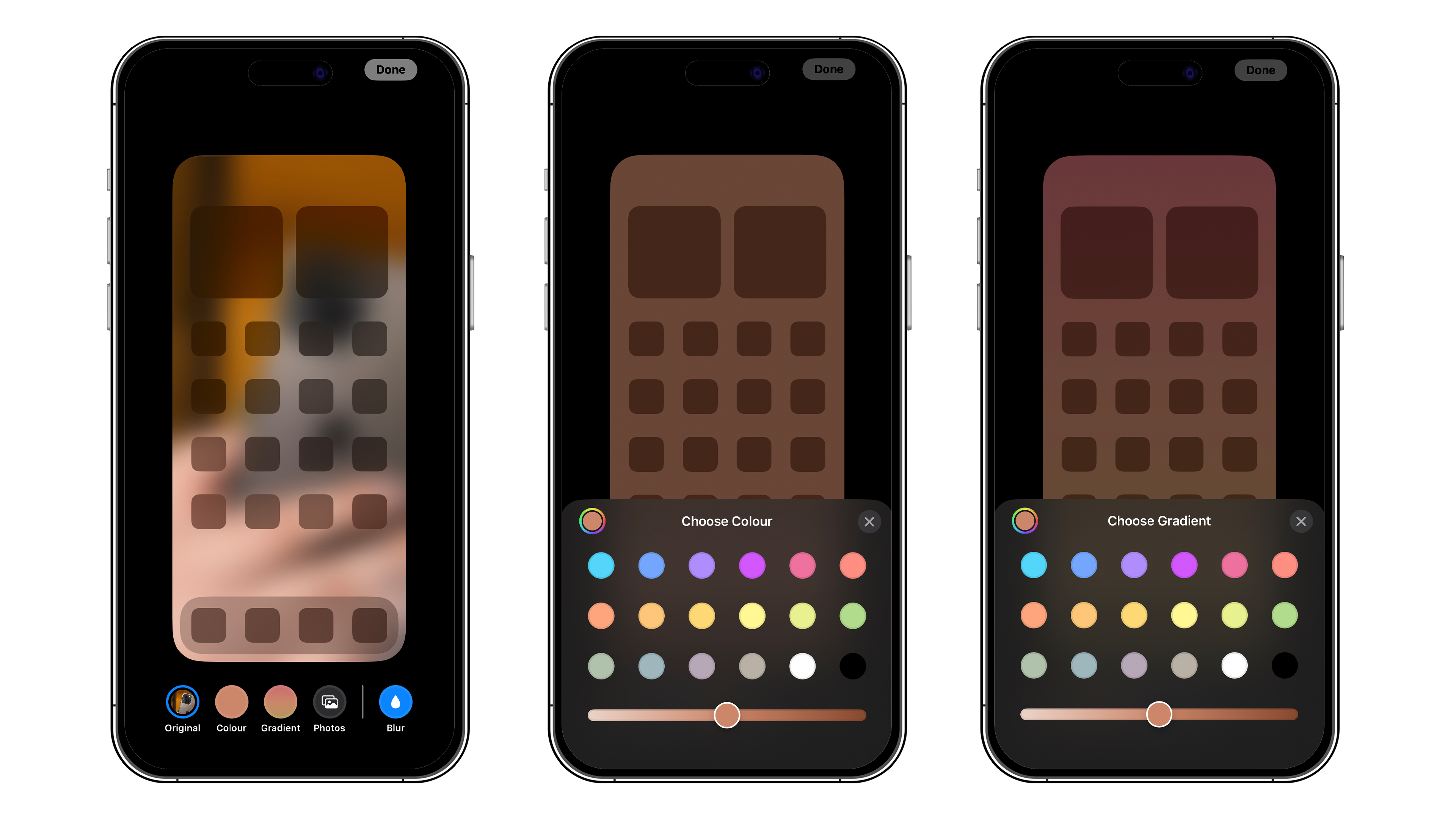 Hintergrundbild auf dem iPhone