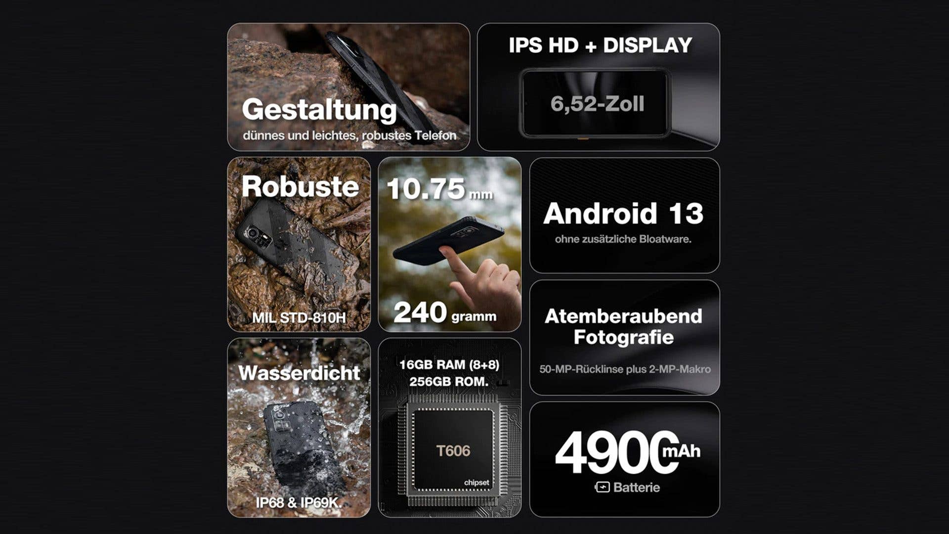 Technische Daten des AGM Mobile H6