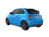 Abarth_500e Cabrio_seitlich hinten_blau