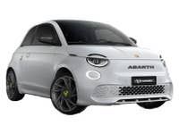 Abarth_500e Turismo Cabrio_seitlich vorn_weiß