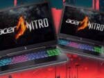 Acer Nitro AN16-42-R56C vor futuristischer Stadt