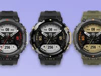 Verschiedene Farboptionen der Amazfit T-Rex 2.