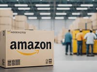 Amazon-Karton in Lagerhaus