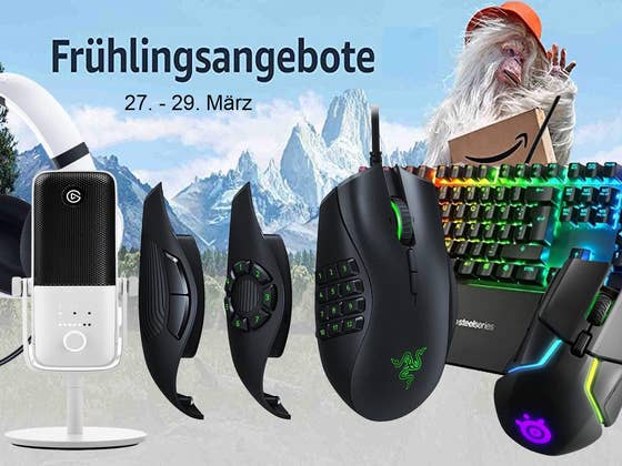 Amazon-Preissturz: Gaming-Zubehör von Razer, Logitech, Roccat & Co.