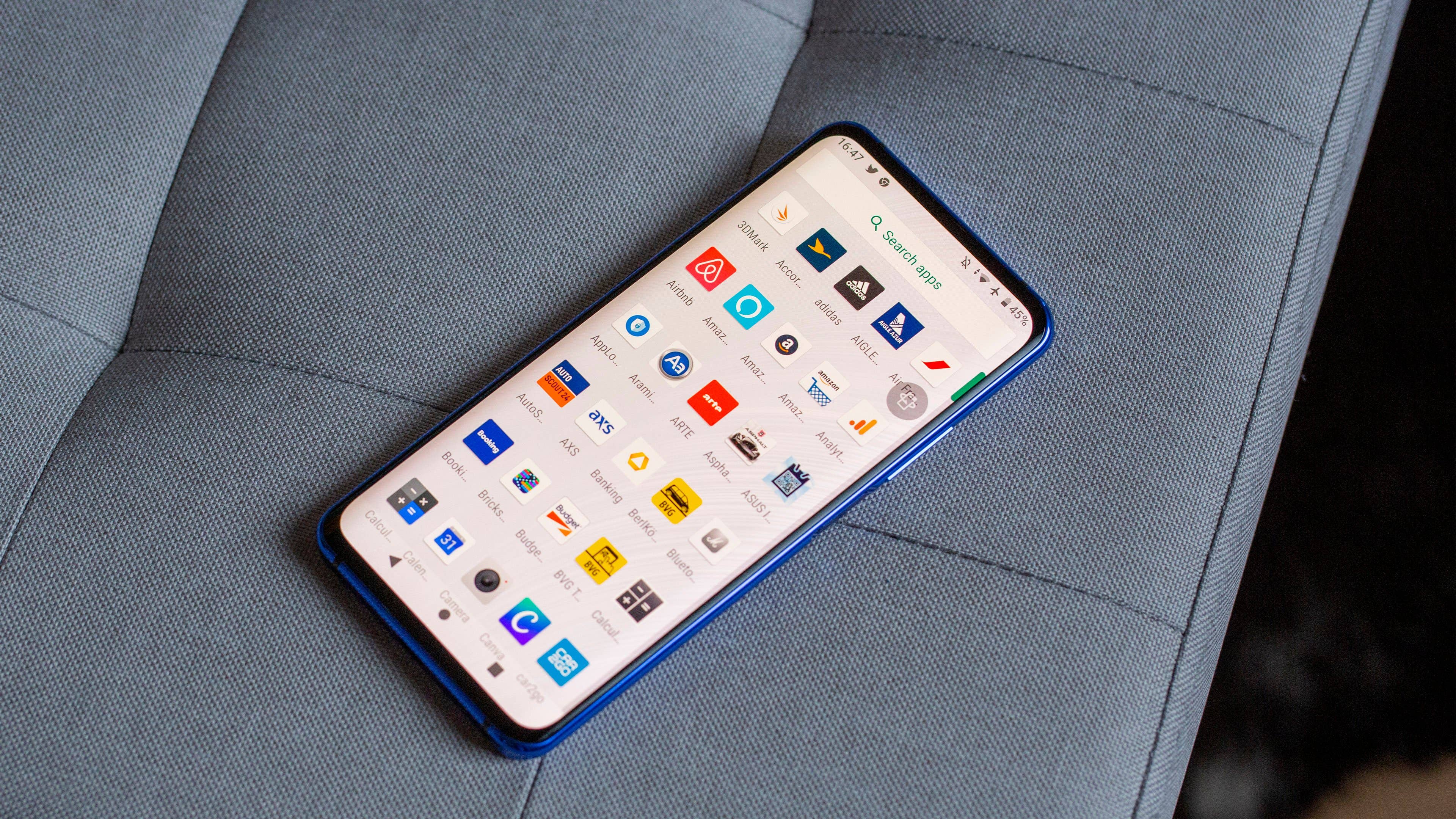 AndroidPIT Nubia Z20 Menu