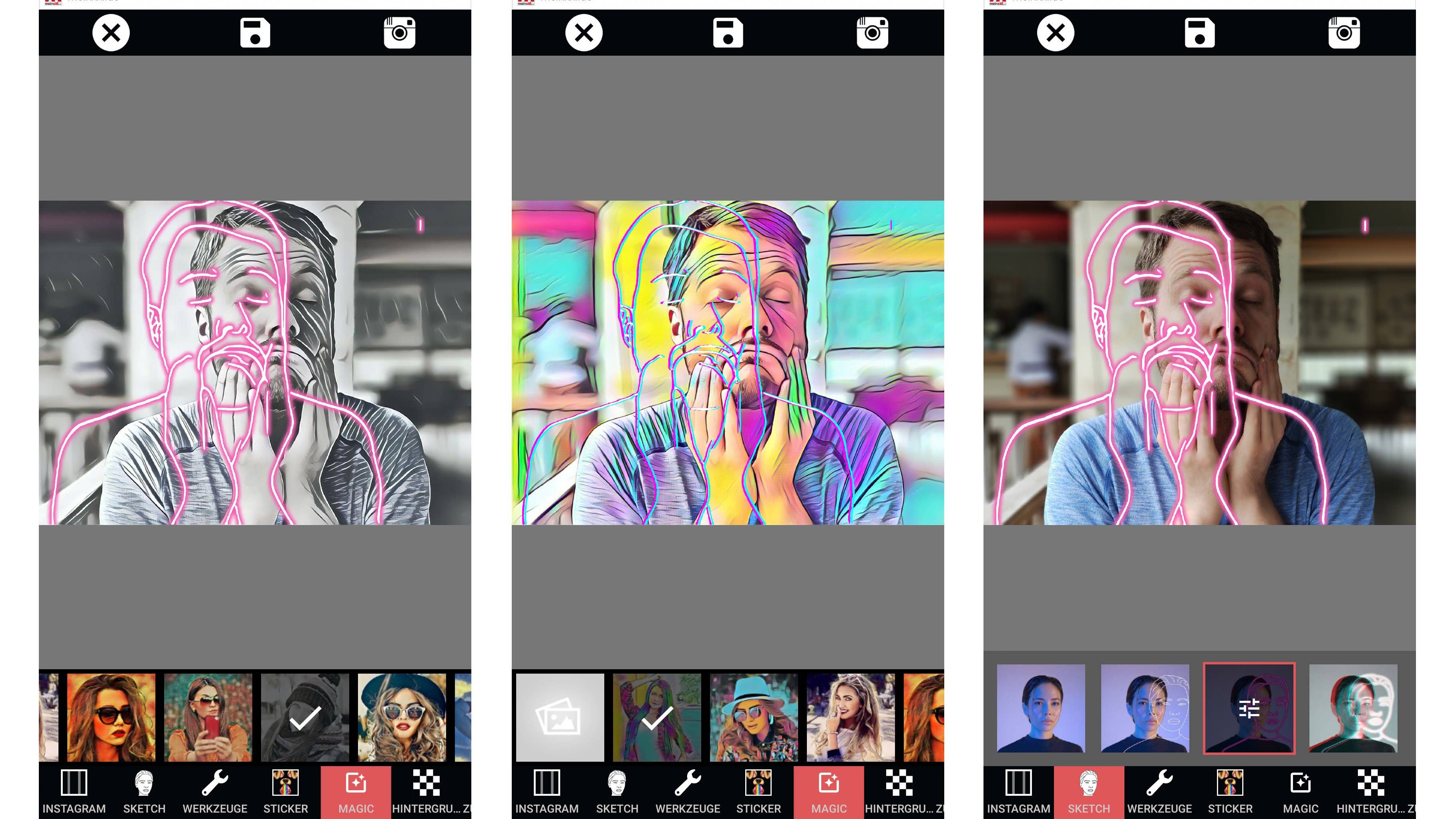 AndroidPIT instasquare screenshot combo