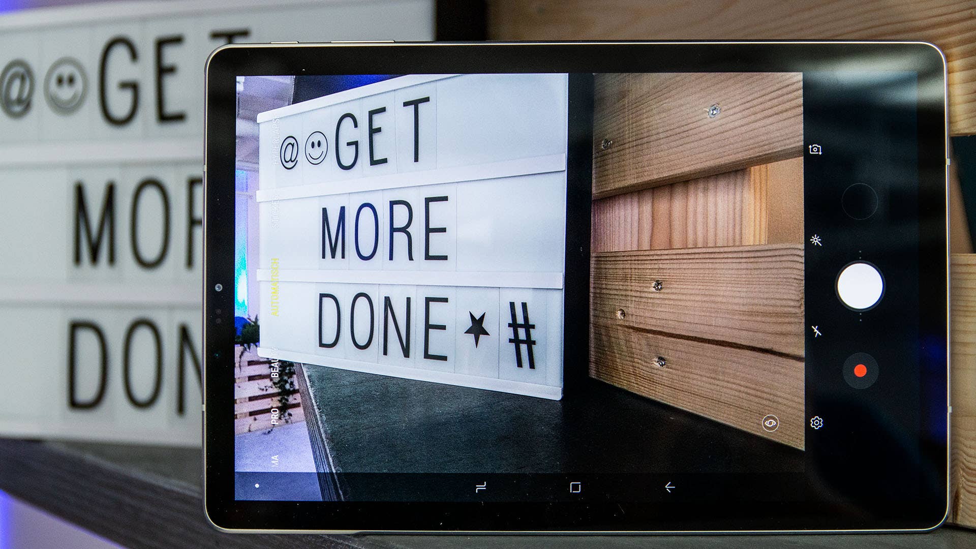 AndroidPIT samsung galaxy tab s4 camera