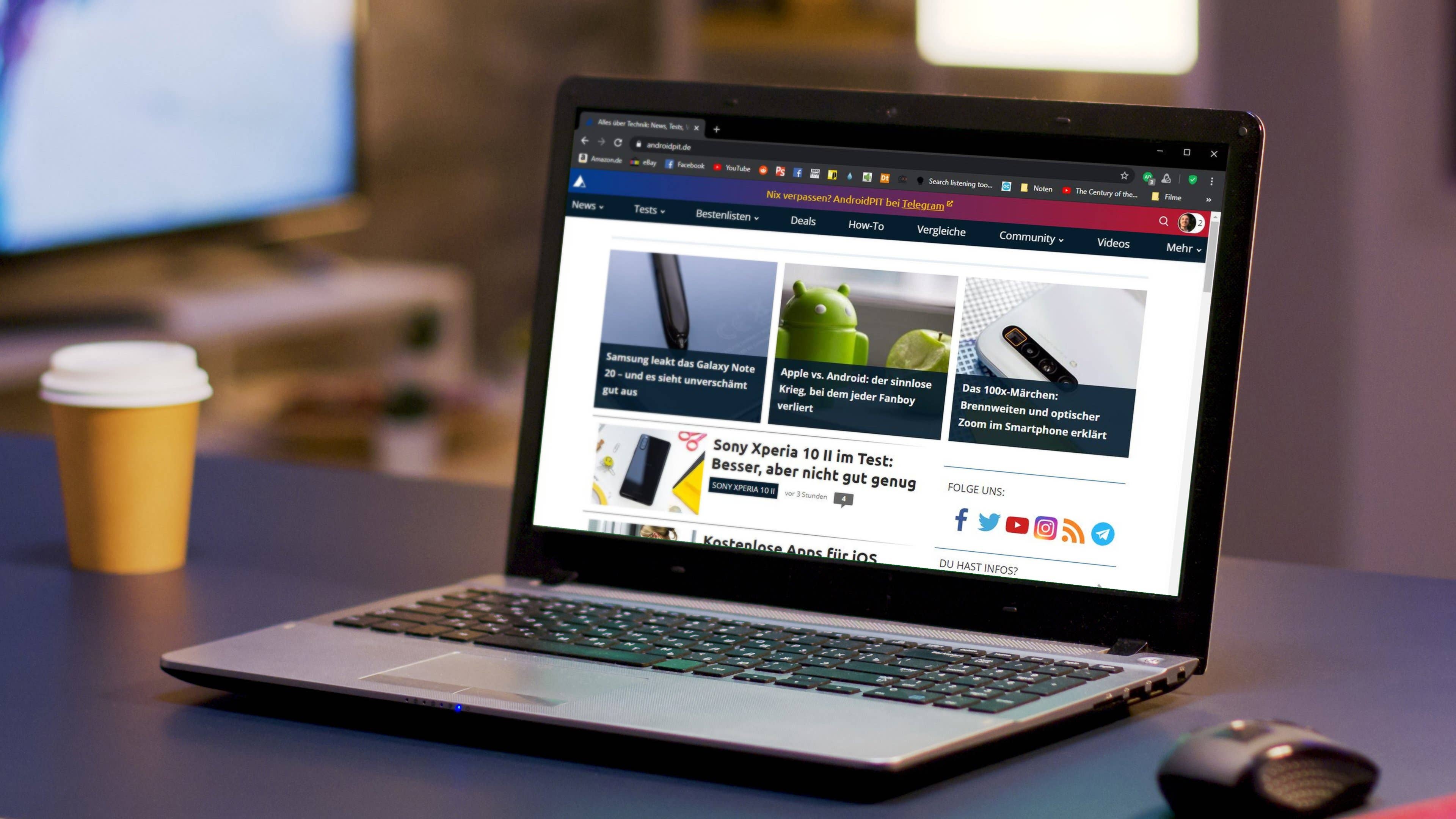 AndroidPIT Avast Secure Browser laptop