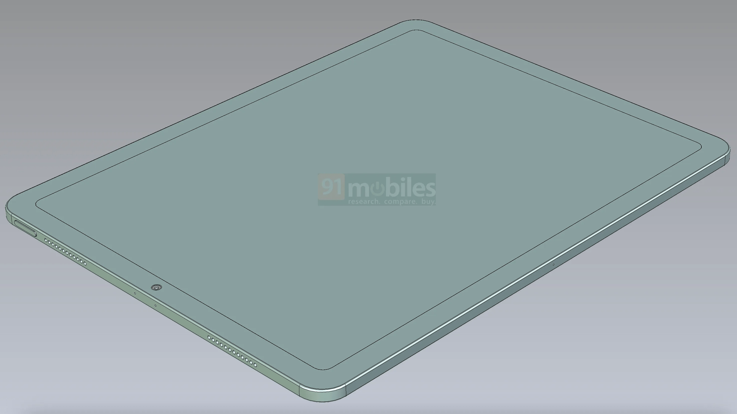 Render des Apple iPad Air (2024)