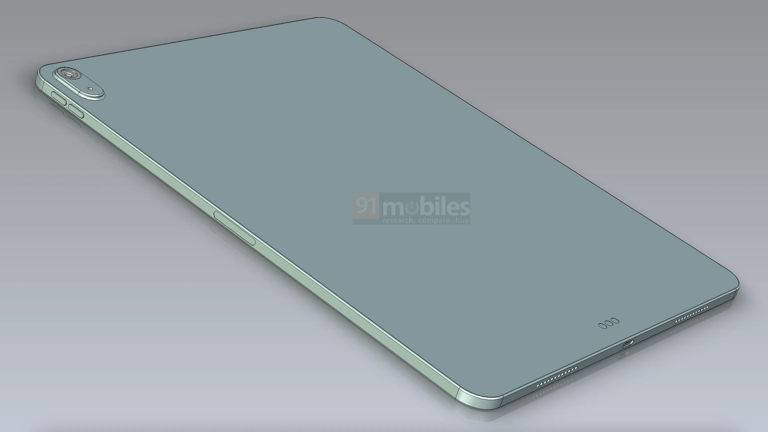 Render des Apple iPad Air (2024)