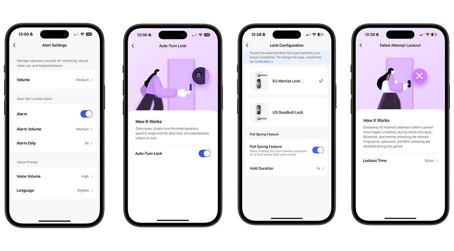 Aqara Smart Lock U200 Screenshot