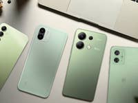 Ein Symbolbild mit mehreren Handys, die weniger als 200 Euor kosten