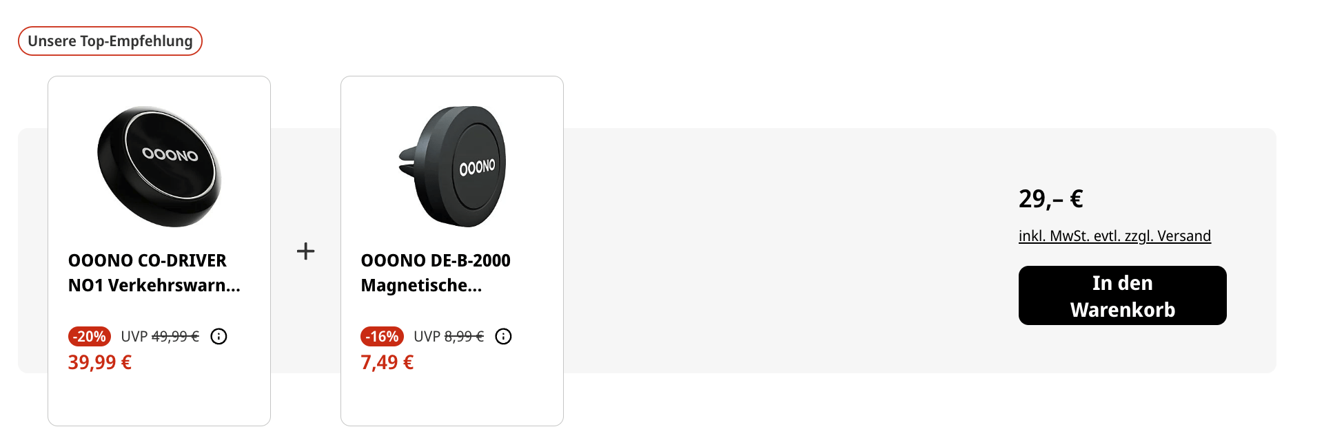 Blitzerwarner im Bundle mit einer Handyhalterung