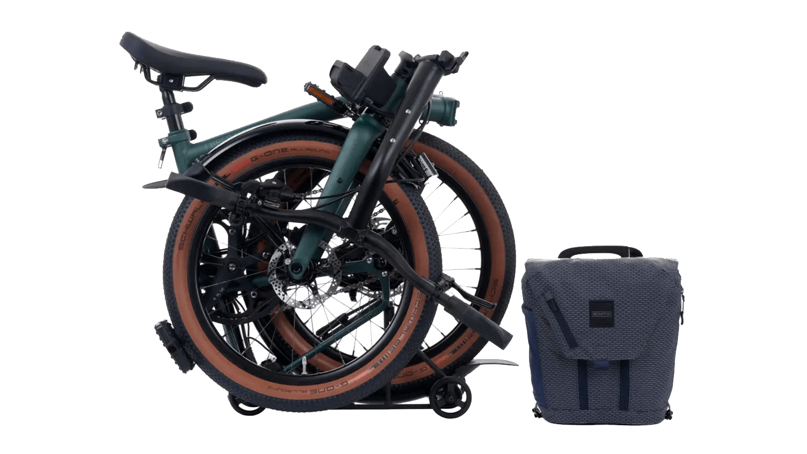 Brompton Electric G Line zusammengeklappt