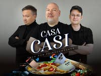 Die Casa-Casi-Podcaster Fabi, Casi und Palle