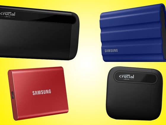 Portable SSDs von Crucial und Samsung: Aktuell zu Tiefstpreisen
