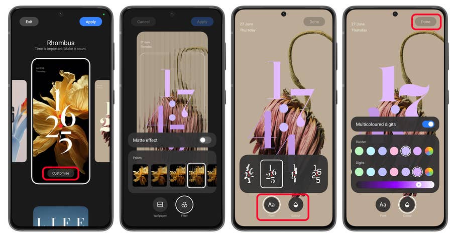 Screenshots von Xiaomi HyperOS