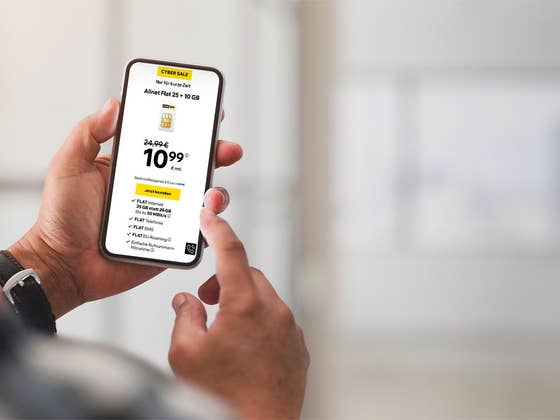 Tarif-Kracher für Vielsurfer: 35 GB nur 10,99 € bei CyberSIM!