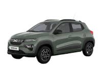 Dacia_Spring Essential Electric 45_seitlich vorn_grün