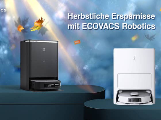 Angebot verlängert: Neueste Ecovacs-Saugroboter bis zu 300 € günstiger!