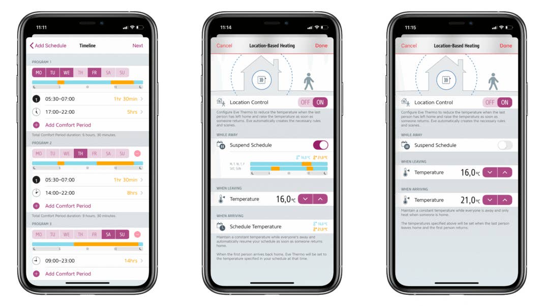 Eve Thermo Automation