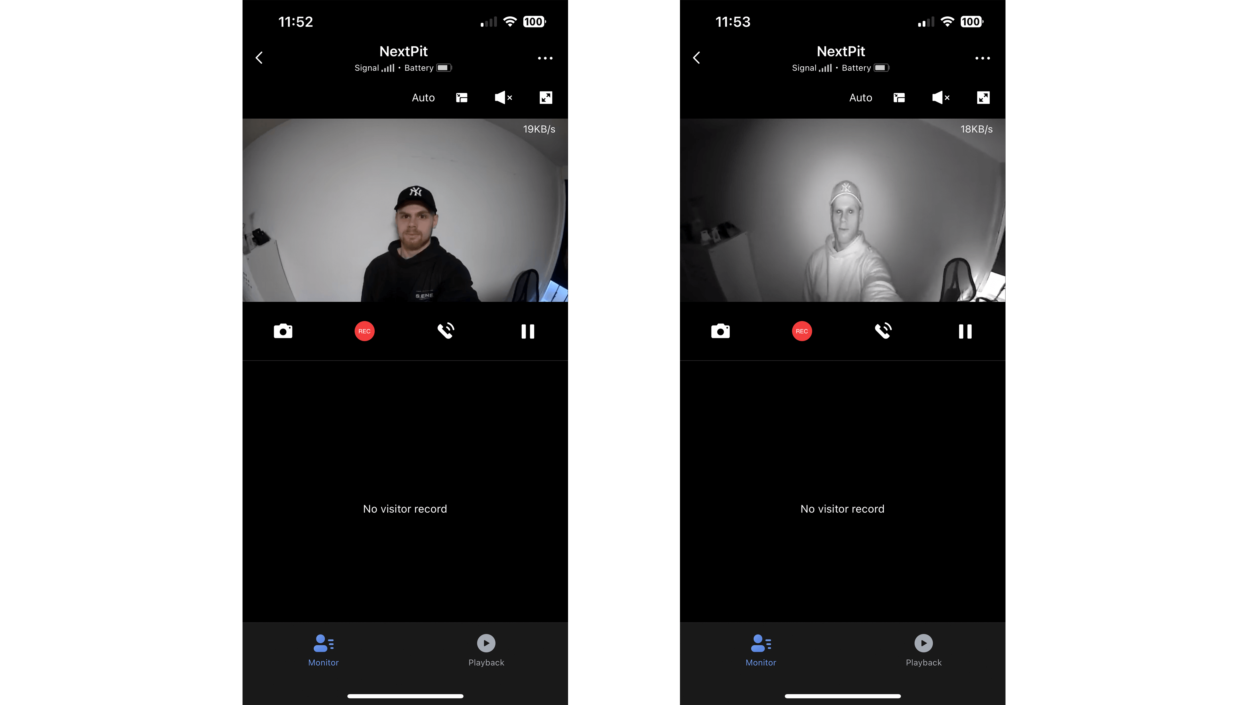 Aqara G4 Aqara-Home-App Tagansicht und Nachtsichtmodus