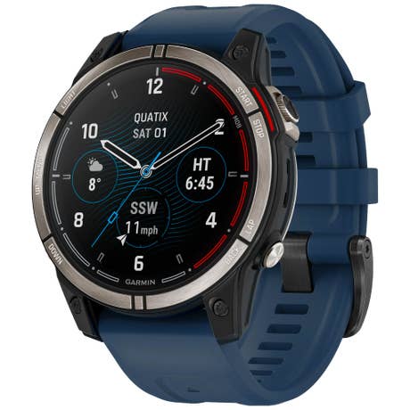 Garmin quatix 7 Pro - Seite mit Band schräg Garmin quatix 7 Pro - Seite mit Band schräg