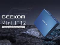 Geekom IT12 auf Felsen