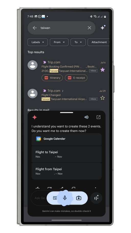 So verwendet Ihr Gemini in Anwendungen.