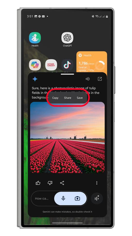 Geminis Text-zu-Bild-Generierungsfunktion