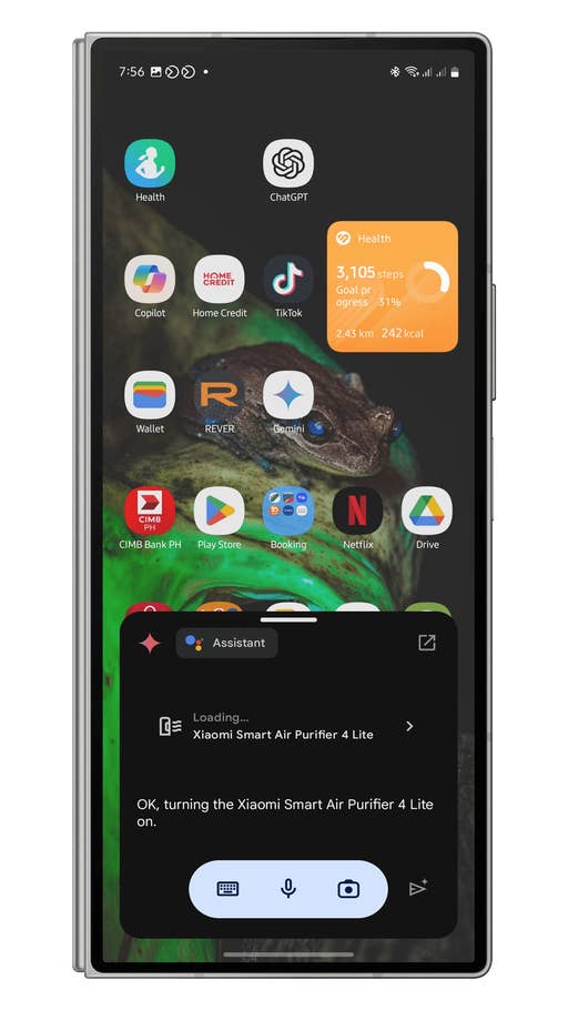 Verwendung von Gemini zur Steuerung von Smart Home-Geräten.