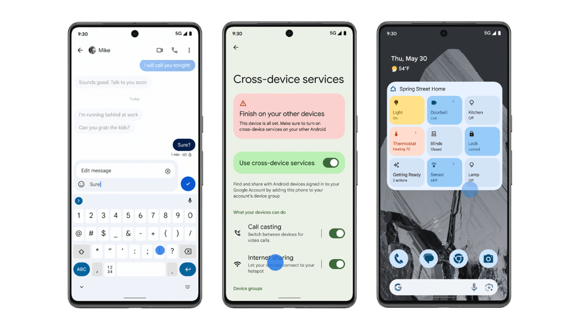 Screenshots von den neuen Android-Funktionen