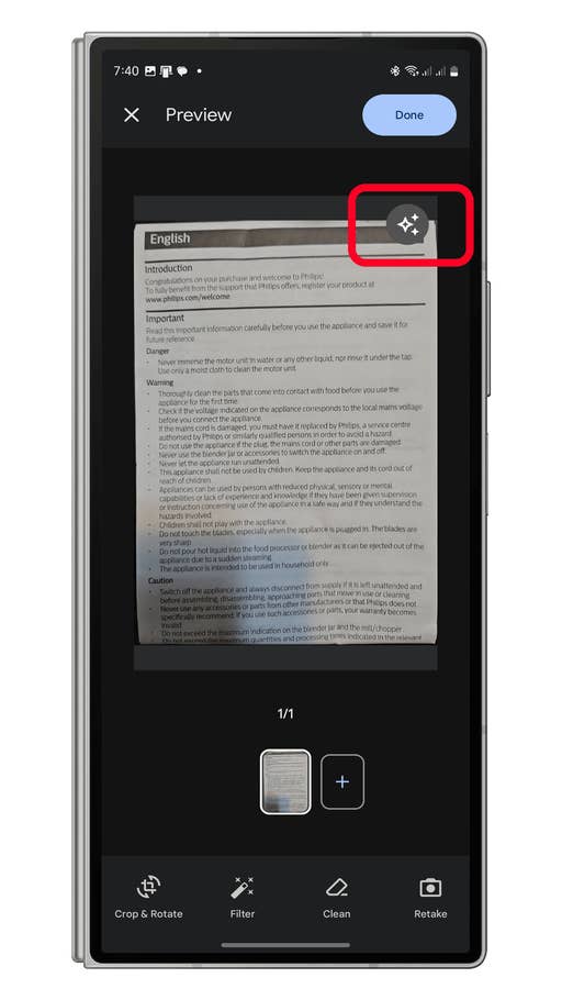 Vorschau auf ein Dokument mit dem Titel u0027Wichtige Informationenu0027 und Sicherheitshinweisen für ein Philips-Gerät.