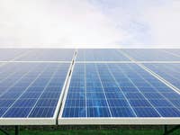 Solarmodule im Freien