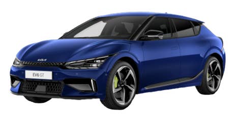 Kia_EV6 GT_seitlich vorn_blau Kia_EV6 GT_seitlich vorn_blau