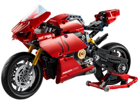 Klemmbaustein Lego Ducati Panigale V4 R (42107) Foto: Klemmbaustein Lego Ducati Panigale V4 R (42107)