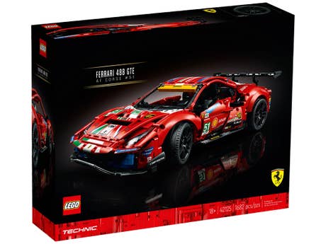 Lego Technic 42125 - Ferrari 488 GTE AF Corse Nr 51 - Box - Front Lego Technic 42125 - Ferrari 488 GTE AF Corse Nr 51 - Box - Front