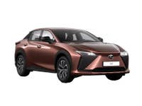 Lexus_RZ 450e_seitlich vorn_Kupferrot