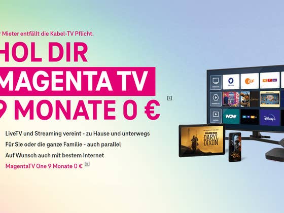 MagentaTV bis zu 9 Monate kostenlos – Jetzt die neuen Tarife entdecken!