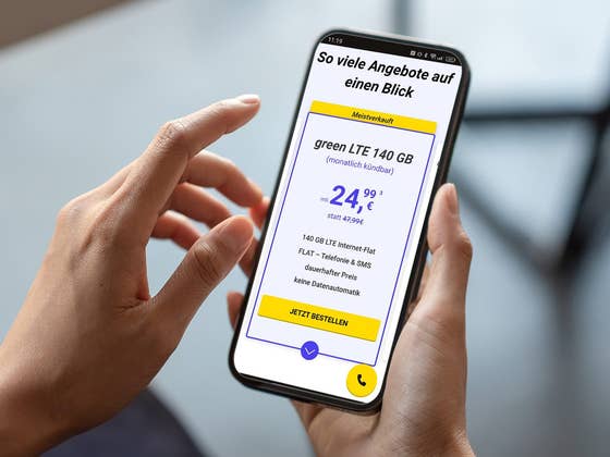 140 GB f&uuml;r 24,99 &euro; &ndash; Mega-Angebote bei Mega SIM!