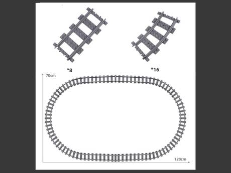 Foto: Klemmbaustein Mould King RC NJ Diesellokomotiven (12001)