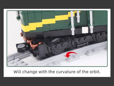 Foto: Klemmbaustein Mould King RC NJ Diesellokomotiven (12001)