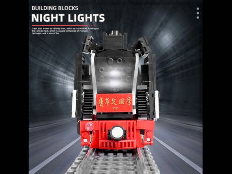 Foto: Klemmbaustein Mould King Dampflokomotive RC QJ (12003)