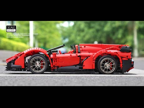 Foto: Klemmbaustein Mould King RC Lamborghini Veneno 1 zu 8 (13079)