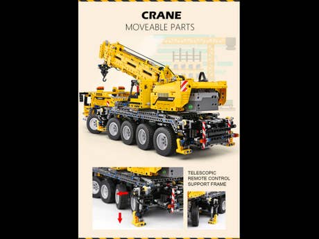 Foto: Klemmbaustein Mould King RC Mobilkran Mk II (13107)