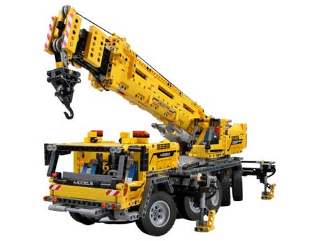 Mould King_13107-RC Mobilkran Mk II_seitlich vorn Mould King_13107-RC Mobilkran Mk II_seitlich vorn