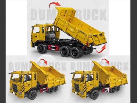 Foto: Klemmbaustein Mould King RC Dreiwege-Muldenkipper (17012)