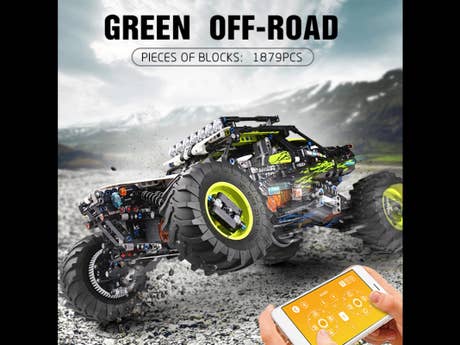 Foto: Klemmbaustein Mould King RC Green Hound-Buggy (18002)