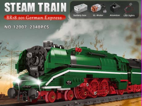 Klemmbaustein Mould King RC BR18 201 Deutscher Express (12007) Foto: Klemmbaustein Mould King RC BR18 201 Deutscher Express (12007)