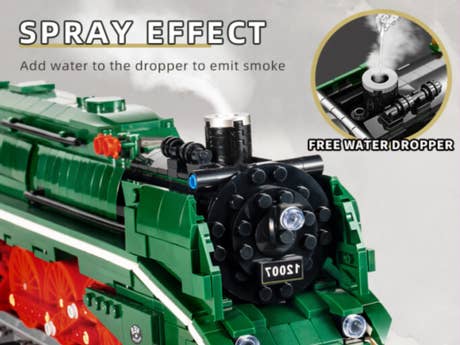 Klemmbaustein Mould King RC BR18 201 Deutscher Express (12007) Foto: Klemmbaustein Mould King RC BR18 201 Deutscher Express (12007)